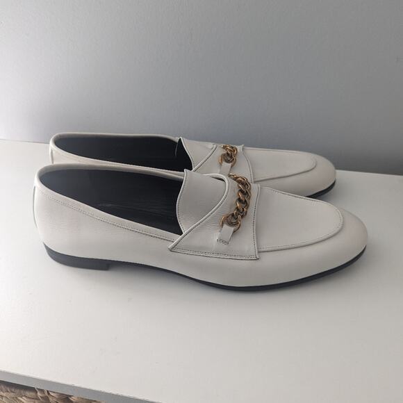 NEW Men\'s Tom Ford Crackled Leather Bailey Chain Loafer Size 42 US 8.5 $1,900 main image 4